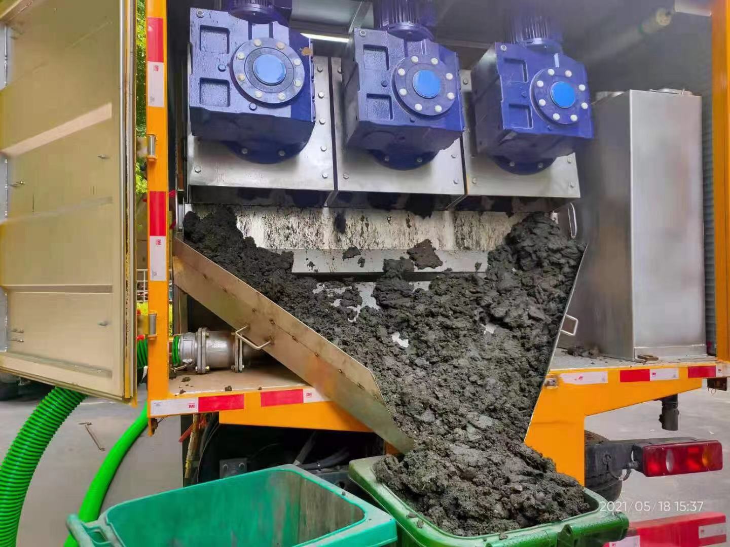 高邑化粪池清掏城市维护站-泥浆净化干湿分离处理